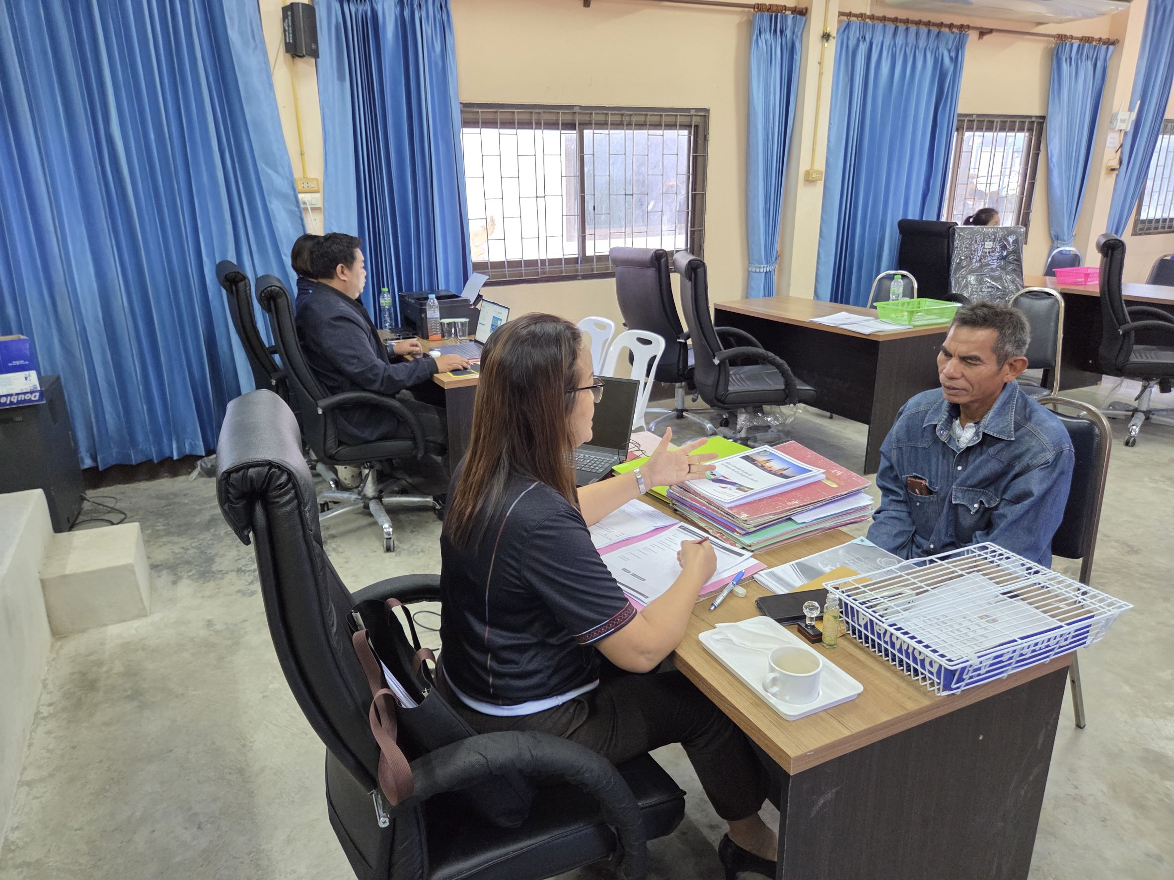 บรรยากาศการรับสมัครเลือกตั้ง อบต.สะโน วันที่ 2